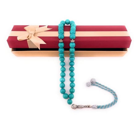 سبحة حجر الفيروز