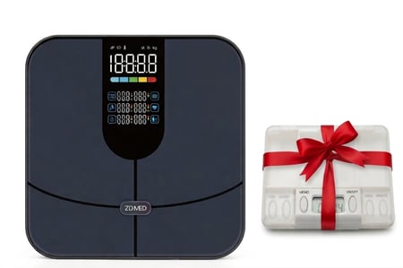 افضل ميزان لقياس الوزن الذكي | 25 مؤشر صحي ببلوتوث يدعم 200 كجم