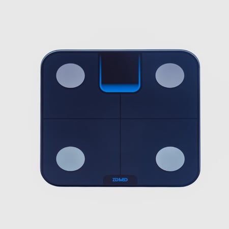ميزان الكتروني لقياس الوزن والدهون | 25 مؤشر صحي وشاشة LED و بلوتوث 5.4