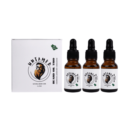 مجموعة زيت ترطيب اللحية (3×15مل)