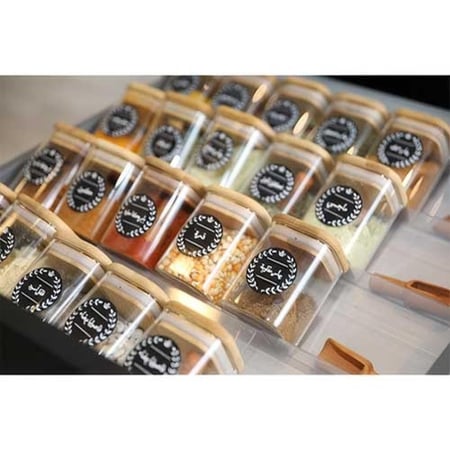 طقم تنظيم البهارات والتوابل