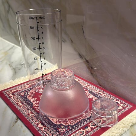 شيكر شفاف سعة 700 مل