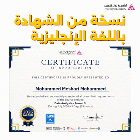 دورة تحليل البيانات Power Bi