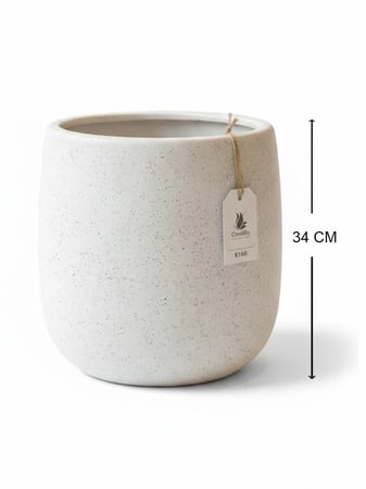 طقم مركن "سنو"طقم مراكن زخرفية "سنو وايت" 34 سم – قطعة واحدة