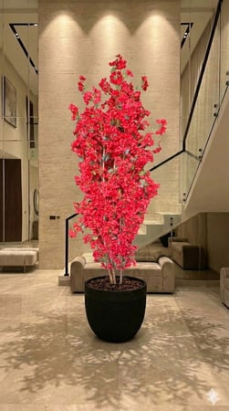 جهنمية فاخرة بحوض فايبر أسود أنيق