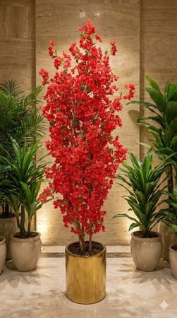 جهنمية بحوض سيراميك ذهبي