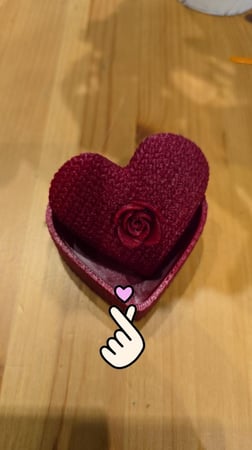 قلب هدية الوان متعدده