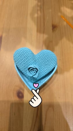 قلب هدية الوان متعدده