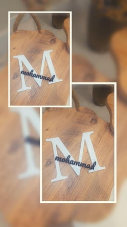 اطبع حرف اسمك بشكل مميز وجميل  كبير واسم مخصص