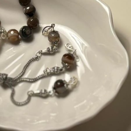 سبحة مبهره عقيق برازيلي 12