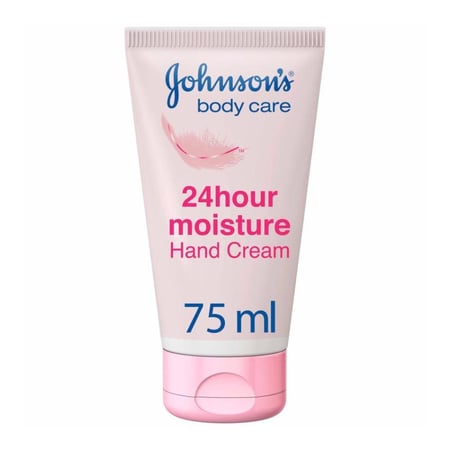 كريم اليدين جونسون 24 ساعة ترطيب، يرطّب فورًا لنعومة تدوم طويلاً 75 مل - Johnson's Soft Hand Cream 75 ml