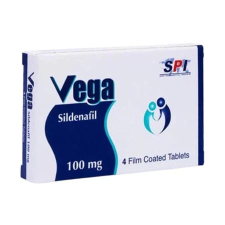 فيجا 100 ملجم 4 اقراص -   Vega 100mg Tablet 4