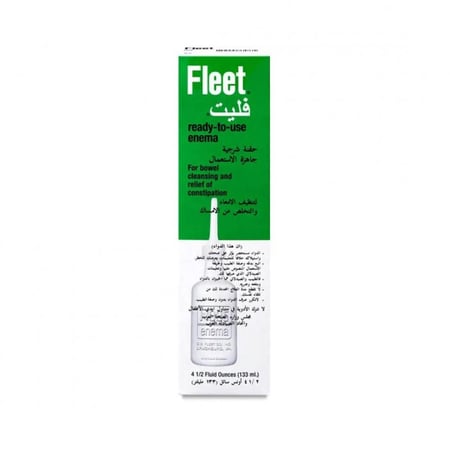فليت إنيما حقنة شرجية لعلاج الإمساك للبالغين 133 مل - FLEET ENEMA 133ML ADULT