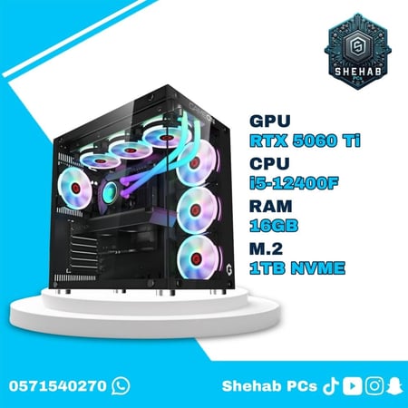 التجميعة المتوسطة RTX 5060 Ti - i5-12400F