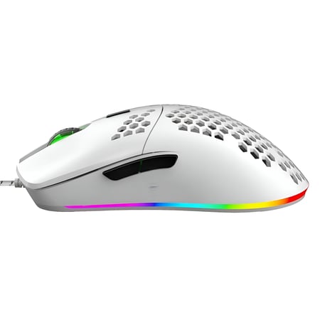 ماوس قيمنق RGB أبيض