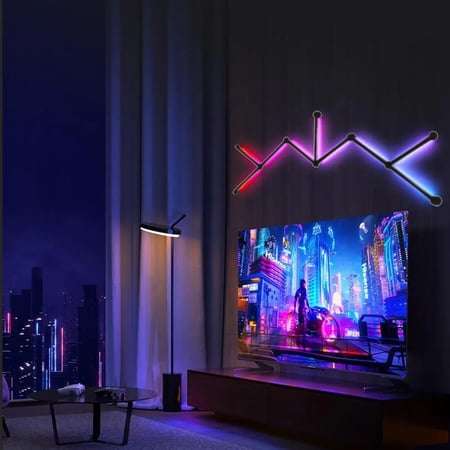 اضاءة نانو ليف 9 قطع أبيض