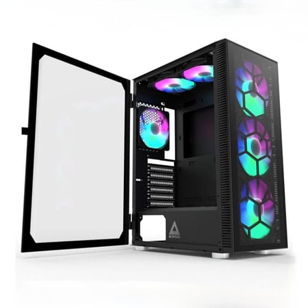كيس اسود 6 مراوح - Montech x3