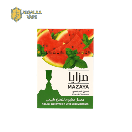 صورة معسل مزايا بطيخ بالنعناع طبيعي 50غرام من متجر القلعة فيب