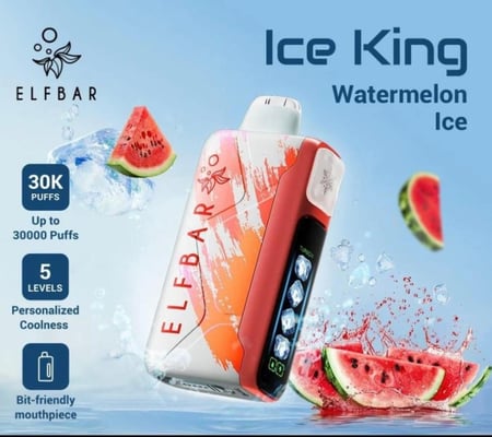 الف بار كينق 30000 سحبة - ELFBAR ICE KING نيكوتين 20MG