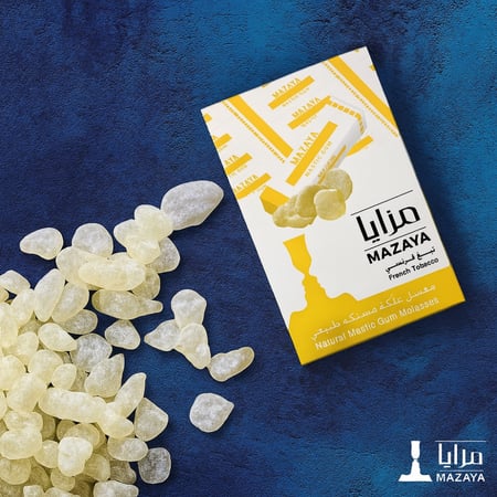 صورة معسل مزايا علكة مستكة طبيعي 50 جرام Mazaya Natural Mastic Gum Mol