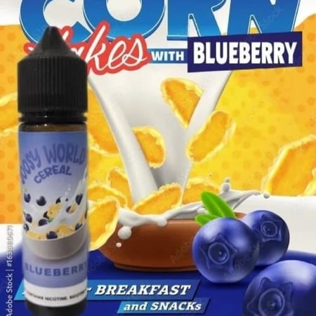 نكهة جوسي ورلد بطعم سيريال بالتوت 60مل JOOSY WORLD CEREAL BLUEBERRY 60