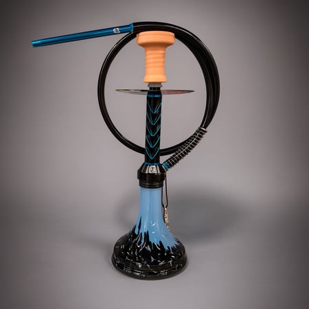 صورة شيشة مستر توم 45 سم مع قاعدة زجاجية وملحقات