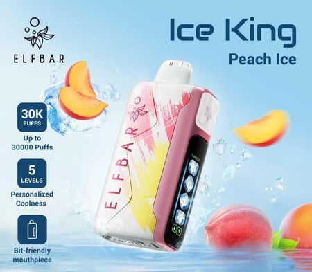 الف بار كينق 30000 سحبة - ELFBAR ICE KING نيكوتين 20MG