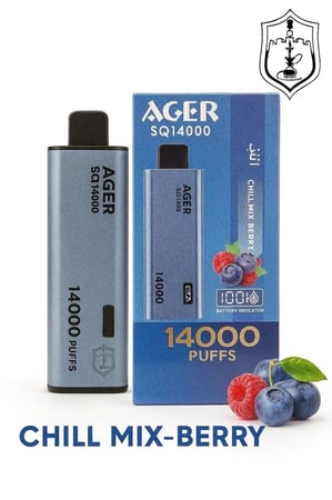 جهاز سحبة اجير اس كيو 14000 شفطة – AGER SQ14000 Puff 50mg بعدة نكهات