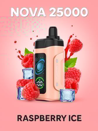 صورة نوفا راسبيري ايس 25000 سحبة من متجر القلعة فيب