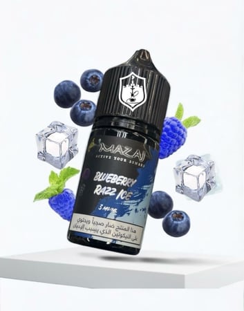مزاج سولت بلوبيري راز ايس MAZAJ Blueberry Razz Ice