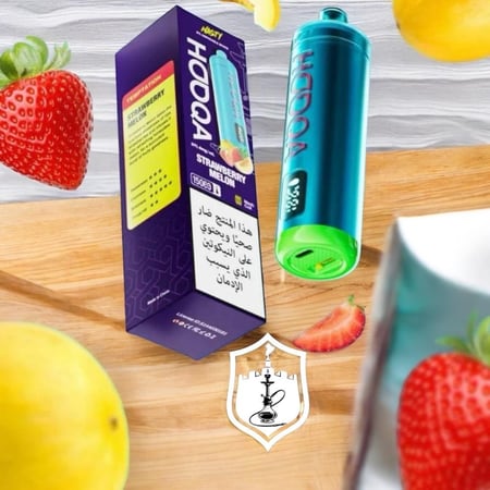 شيشة جاهزة ناستي هوكا NASTY HOOQA DTL 15K - فراولة بارد