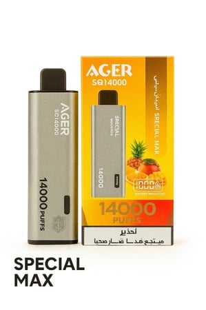 أجهزة سحبة اجير 14000 سحبة بنكهات متعددة AGER 14000 Puffs