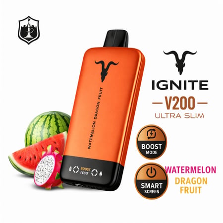 سحبة اجنايت v200 نكهة بطيخ وفاكهة استوائية 20 الف سلحبة