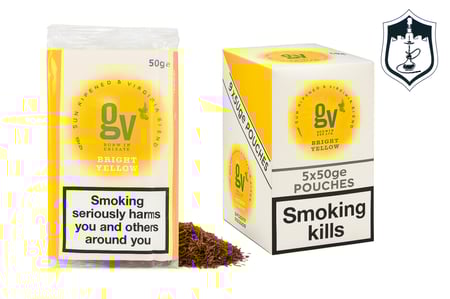 صورة تبغ جي في GV برايت يلو 50 جرام من متجر القلعة فيب متجر السعودية