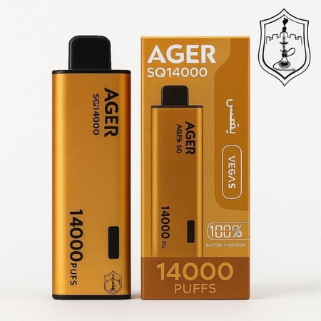 أجهزة سحبة اجير 14000 سحبة بنكهات متعددة AGER 14000 Puffs