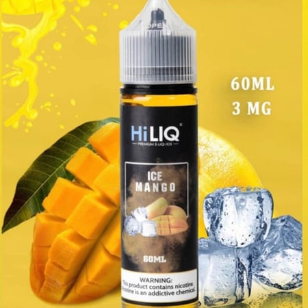 نكهة هاي لك مانجو آيس 60 مل بتركيز 3 ملجم – HiLIQ ICE Mango 60ML 3MG