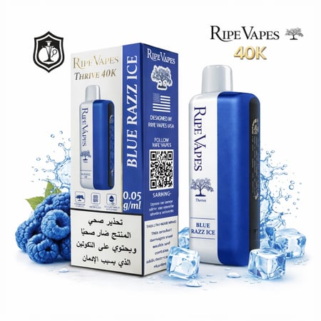 سحبة جاهزة بنكهة بلو راز  40 الف سحبة من شركة رايب فيبز