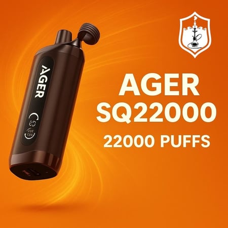 اجير اس كيو شيشة 22000 سحبة AGER SQ 22000 PUFFS - متجر القلعة فيب