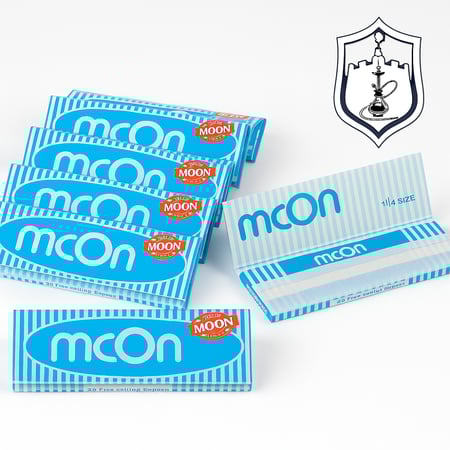 صورة ورق لف مون Moon الأزرق الفاتح بحجم وسط من متجر القلعة فيب