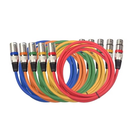 سلك XLR بجميع الالوان