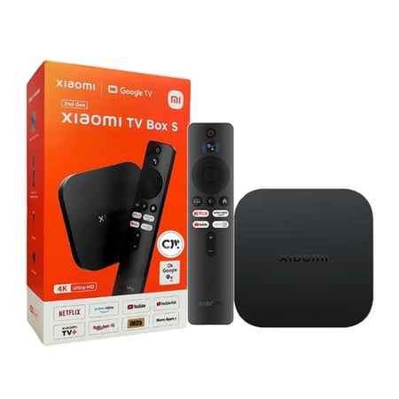 مشغل وسائط جوجل تي في بوكس اس الجيل الثاني بدقة 4K UHD 2023 - من شاومي