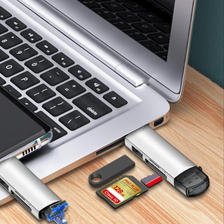 وصلة ذاكرة فلاش منفذ تايب سي و يو اس بي