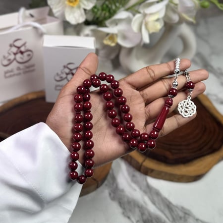 مسباح بكلايت عنابي