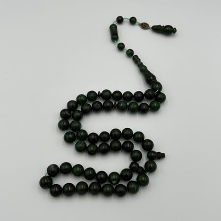 مسباح بكلايت اخضر معرق