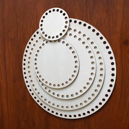 قاعده خشبيه دائريه عدة مقاسات