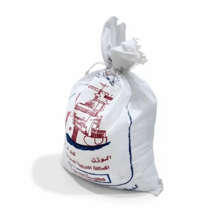 كيس ملح بحري خشن قطم بوزن ثلاثة كيلو جرام