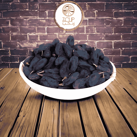 زبيب اسود يمني جاف بالوزن