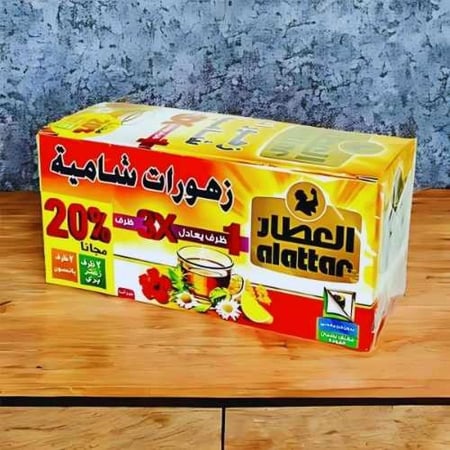 زهورات شامية العطار 20 كيس 100 جرام