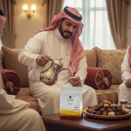 قهوة الواحة الشقراء المخلطة 250 جرام – مذاق أصيل وجودة فاخرة