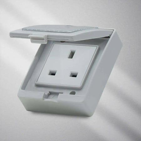 فيش ووتر بروف خارجي ابيض ZINCO